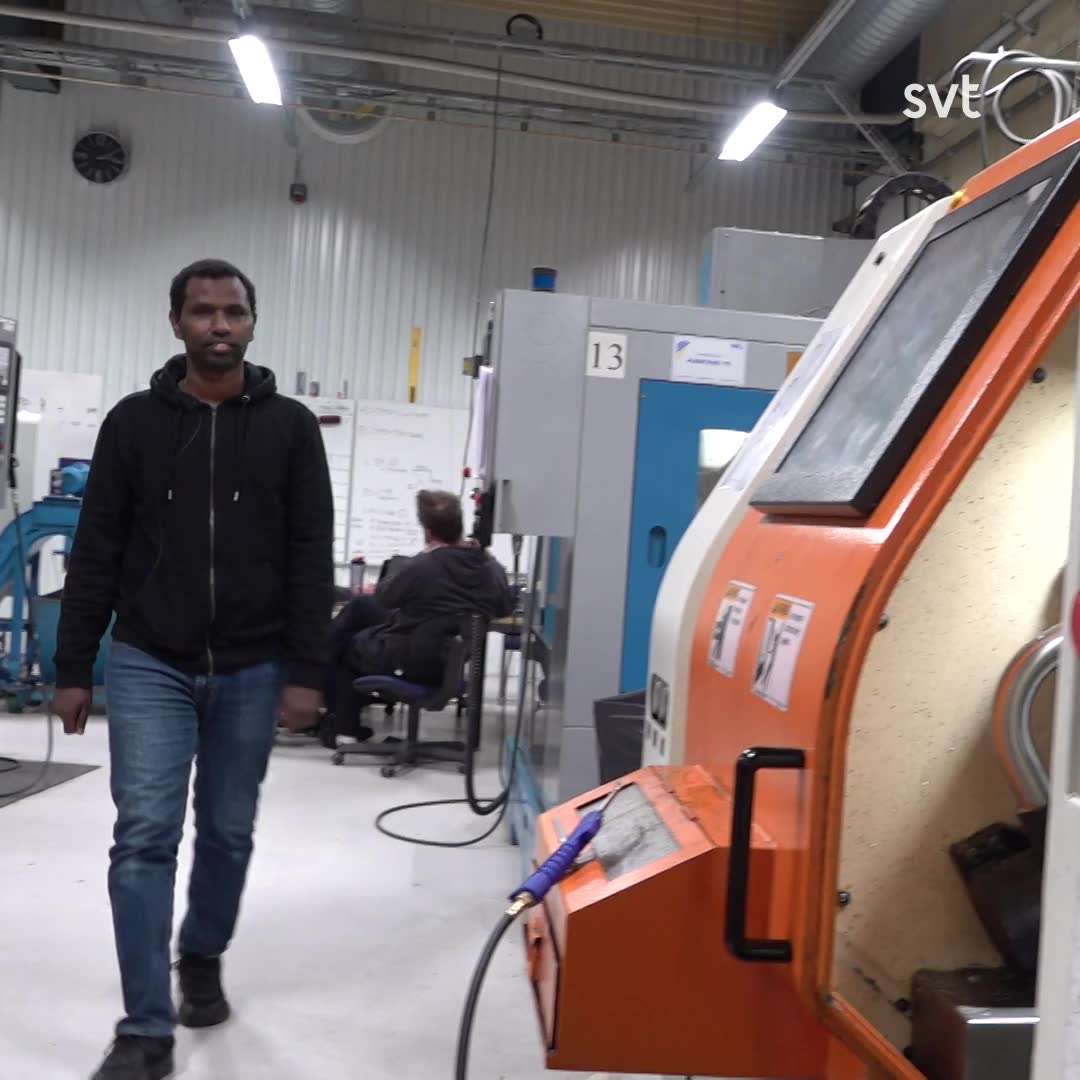 På arbetsmarknadsutbildningen väcks hoppet om ett jobb inom industrin